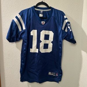 NFL equipment Onfield reebok Manning Colts football jersey